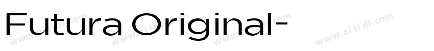 Futura Original字体转换